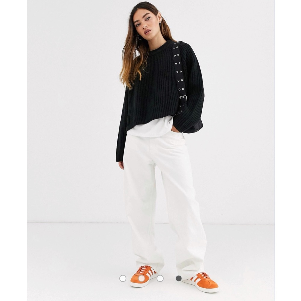 ASOS // Weekday Cassandra Sweater Grey NWT🌛 - Picture 5 of 16